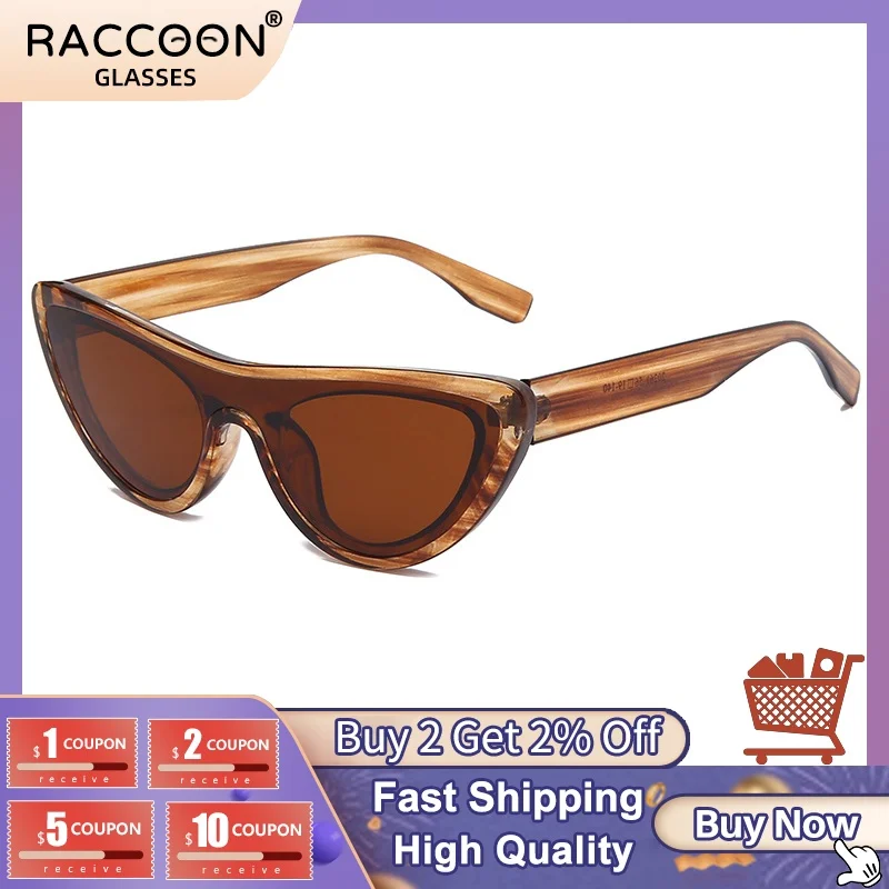 

Ladies Vintage Cateye Sunglasses Women Sexy Retro Small Cat Eye Sun Glasses Brand Designer Colorful Fashion 90S Aesthetic Female