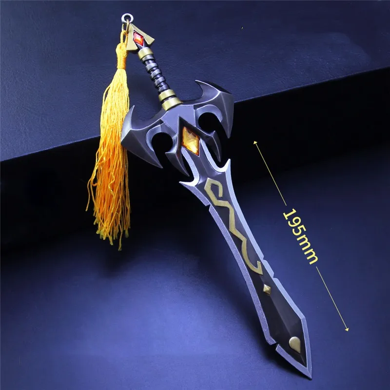 

Anime Peripheral 19cm Weapon Big Sword Hand Model Artwork Key Chain Decoration Props Collection Toy Boy Christmas Gift Wholesale