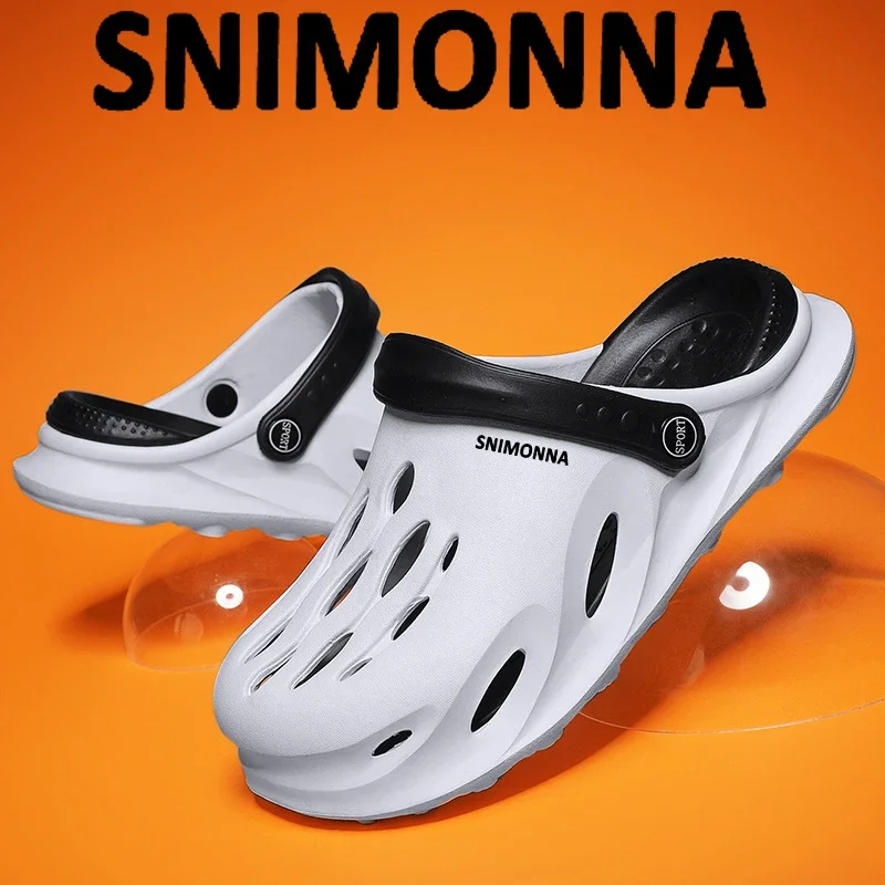 Мужские пляжные сандалии для рыбалки тапочки на толстой подошве откидная