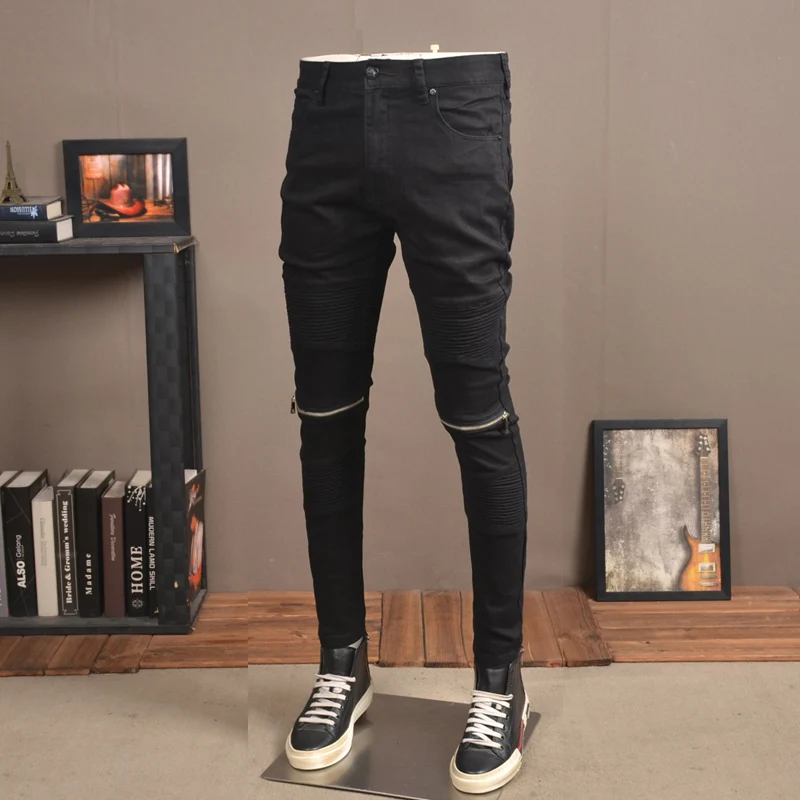 Рисунок 3 - Джинсы мужские облегающие эластичные на молнии