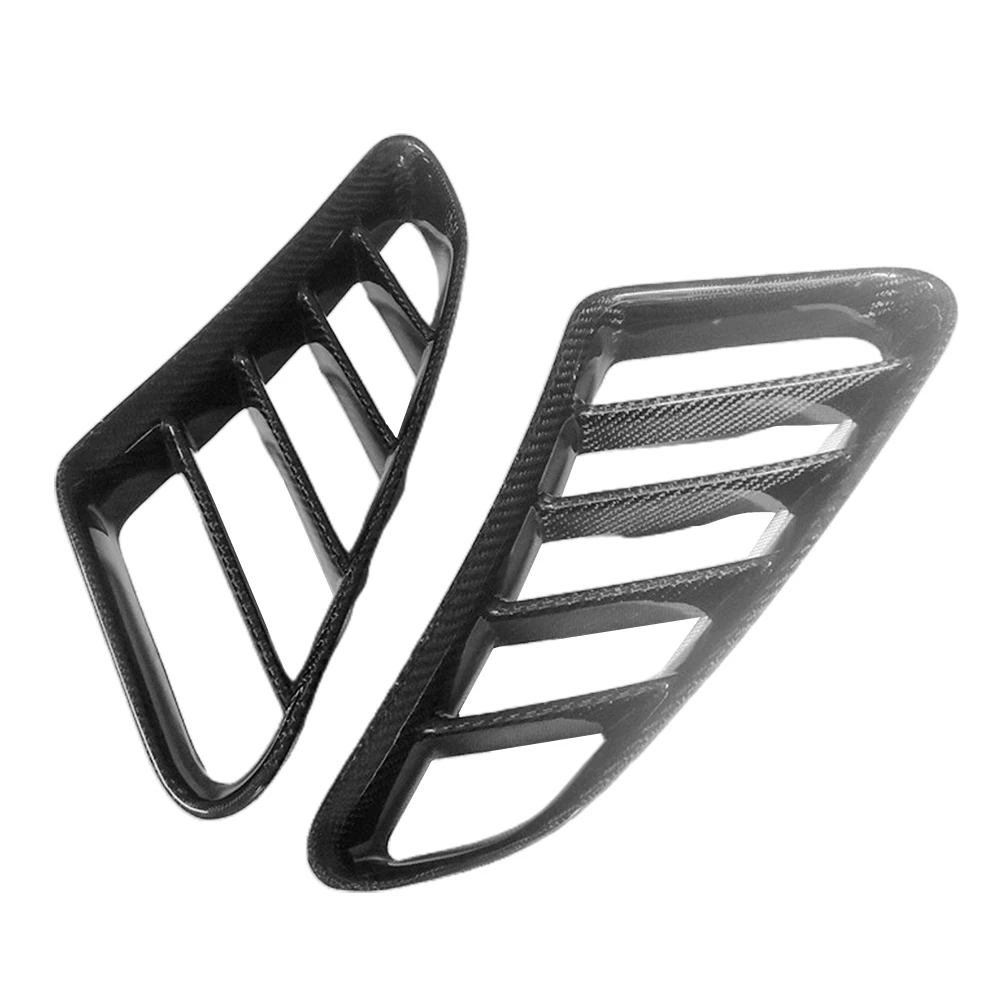 

2 PCS/set Real Carbon Fiber Side Ventilation Air Duct Intake Hood For Porsche Boxster 987 2005-2012 Scratch-resistant Durable