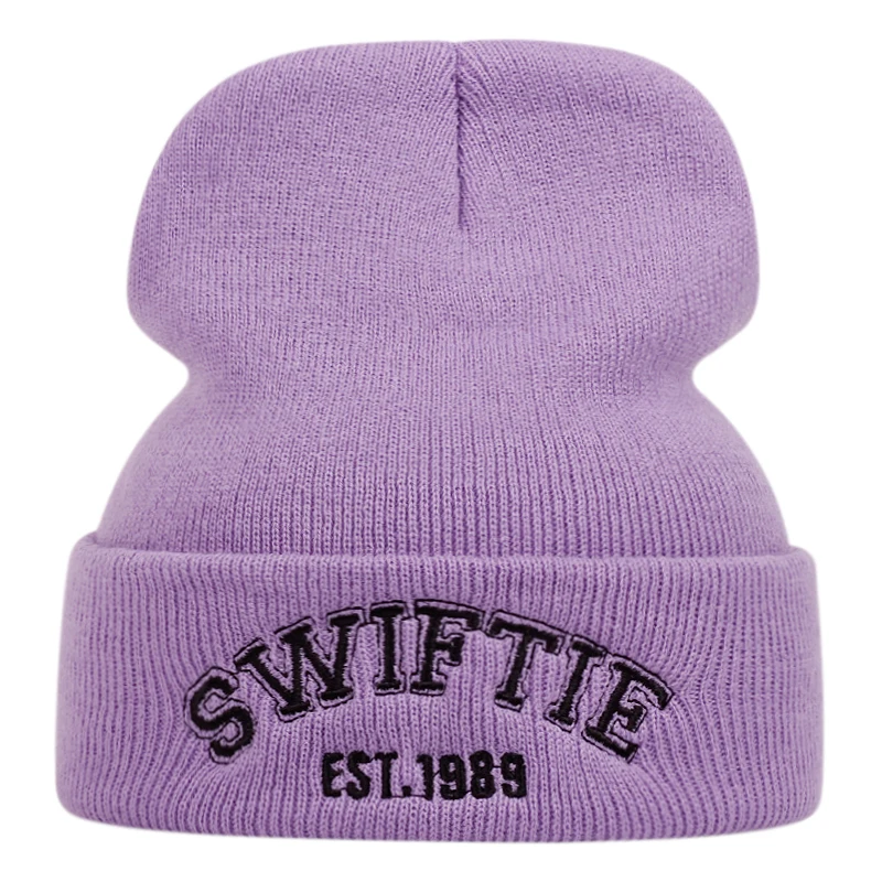 SWIFTIE 1989 вязаная шапка в стиле хип-хоп теплая зимняя лыжная Skullies и шапочки модные
