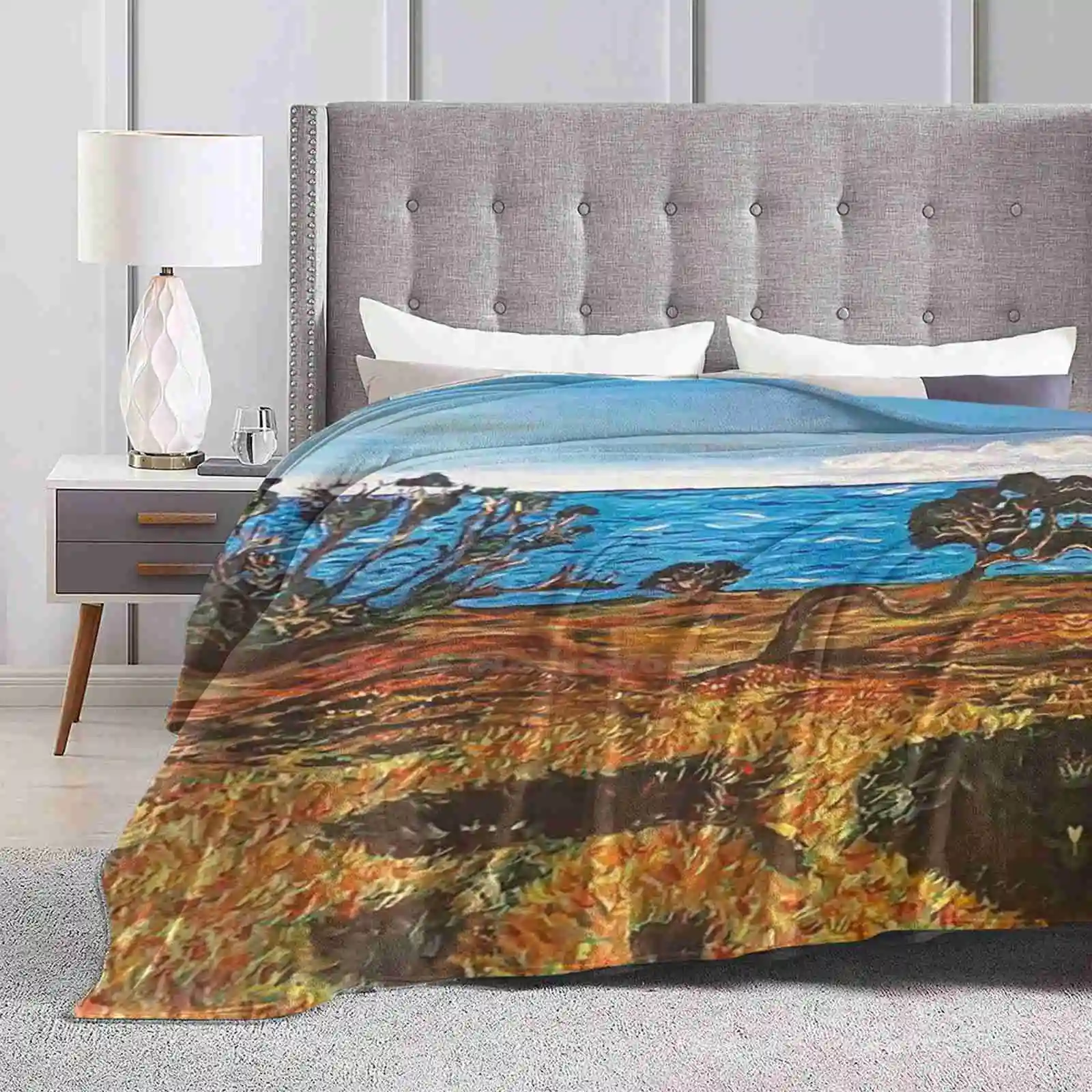 Last Of The Koa Forest необычный дизайн тонкое мягкое фланелевое одеяло яркое забавное