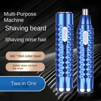 wholesale of new electric nose hair trimmer two in one rechargeable nose hair trimmer shaver for men and women beard trimmer