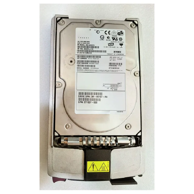 

100% новый в коробке 3 года гарантии 289044-001 146 Гб 10K SCSI 286716-B22 требуется больше фото под углом, пожалуйста, свяжитесь со мной