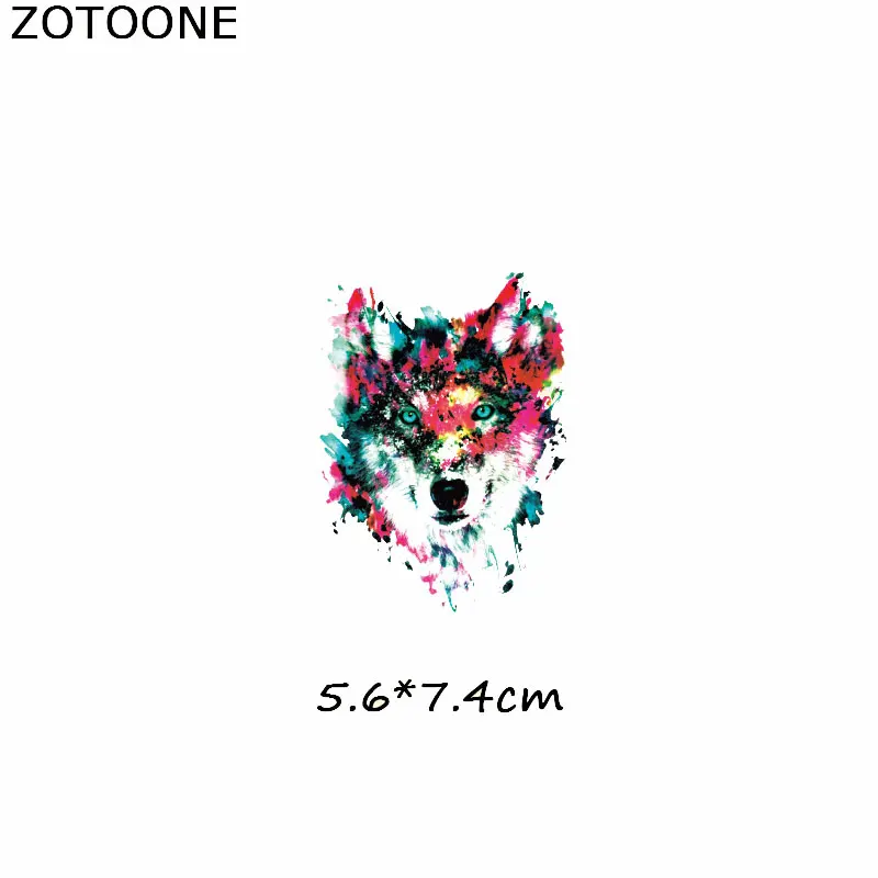 Нашивки ZOTOONE с милыми животными красочные наклейки детская нашивка утюгом для