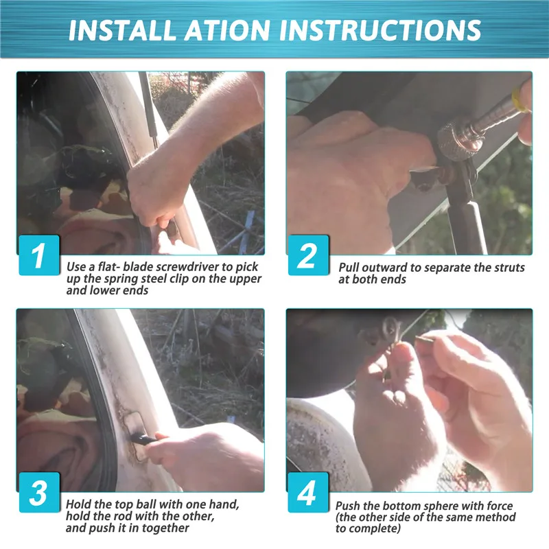 2 шт./комплект подъёмники для задних ворот Ford Explorer 1991-2001 Mazda Navajo 1991-1994