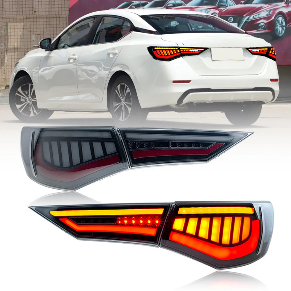 

Светильник фары для Nissan Sylphy 2019 2020 2021 задние фары Автомобильные светодиодные задние фары в сборе автомобильные аксессуары Запасная часть