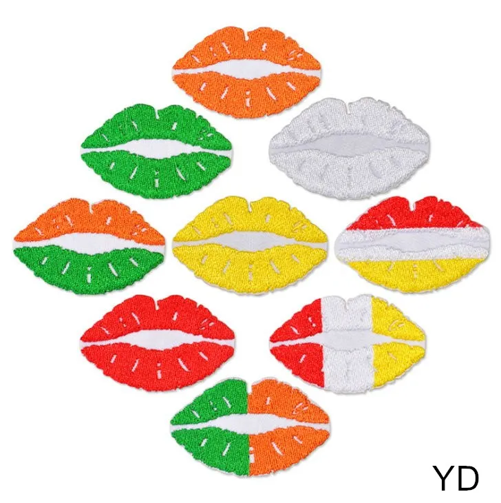 25 Скус 10 шт. модные значки нашивки вышитая одежда шляпа сумка материал для