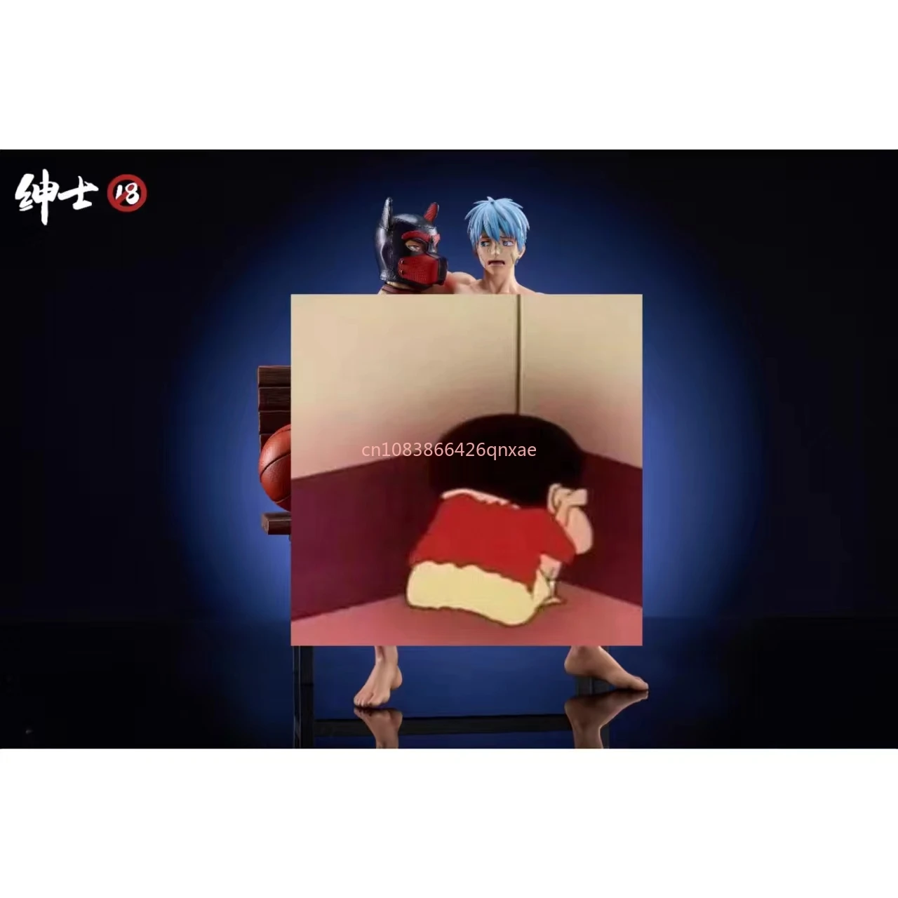 В наличии Behind The Scenes Melody Gk Ss18 Vulcan Big Me × Kuroko Tetsuya Hokuro's Bench Play Figure Статуя