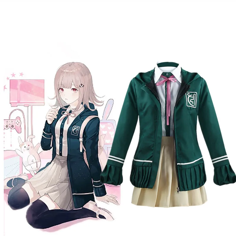 Униформа для школьников костюм Nanami из аниме данганронпа жакет с длинными