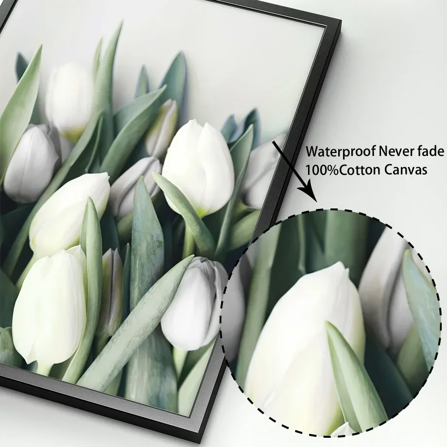 Настенный Художественный Холст В Скандинавском Стиле С Тюльпанами Кактусы Агава