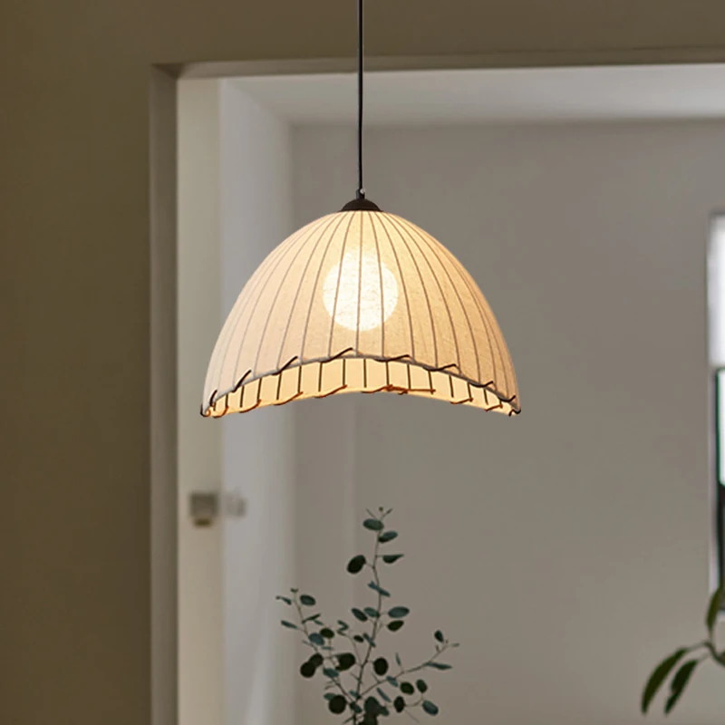 

Подвесные лампы из хлопка и льна в стиле ретро