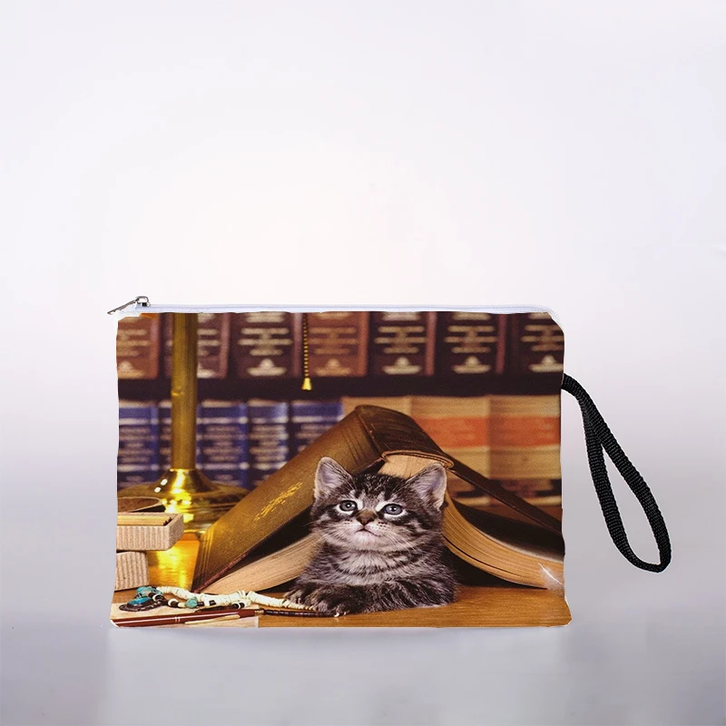 

Классическая косметичка с рисунком масляной живописи, модная Женская дорожная сумка для хранения косметики, цветная женская сумка для хран...