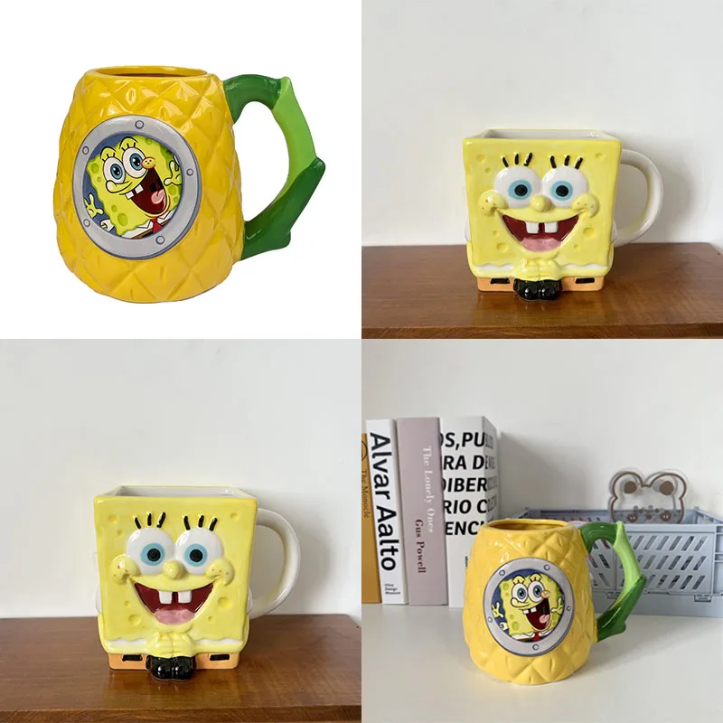 

New Spongebob Squarepants Patrick Star Squidward Tentacles Mug Coffee Cup Kids Toys Birthday Christmas Gift