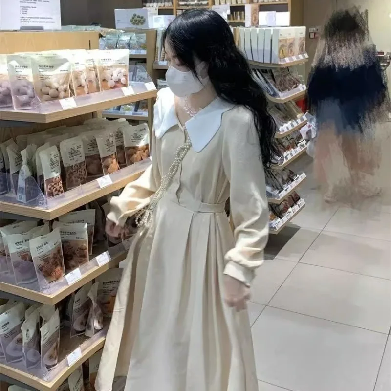 Осенние платья с длинным рукавом для женщин элегантные приталенные пикантные во