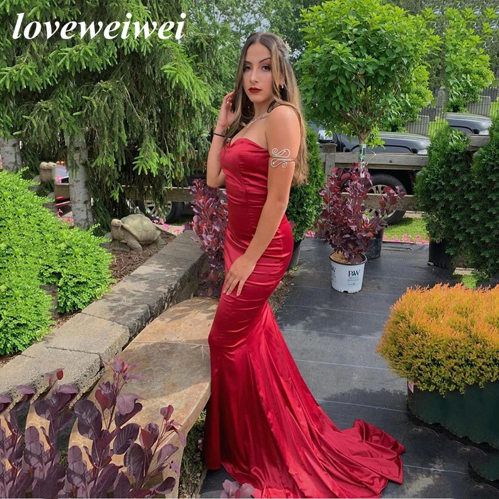 Фото Loveweiwei платья для ношения без одежды для женщин vestido de fiesta de cóctel sin espalda стиль sirena Simple №3