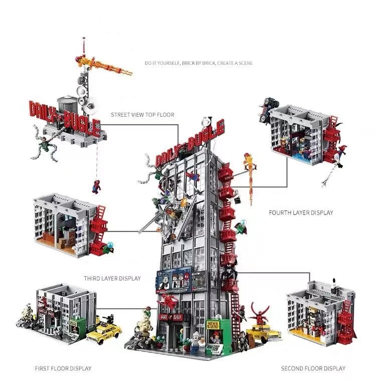 

3772 шт., классические Конструкторы для детей, на день рождения