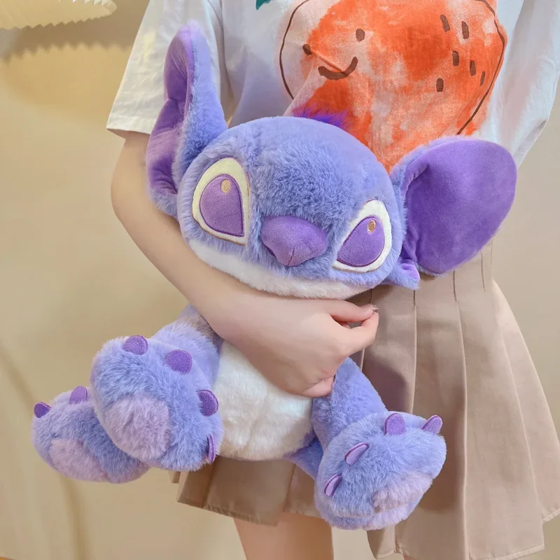 

Disney Cartoon Stitch Plush Toys Children Taro Purple Stitch Stuffed Animal Home Decoration Movie Peripheral Girl Plush Toy Gift