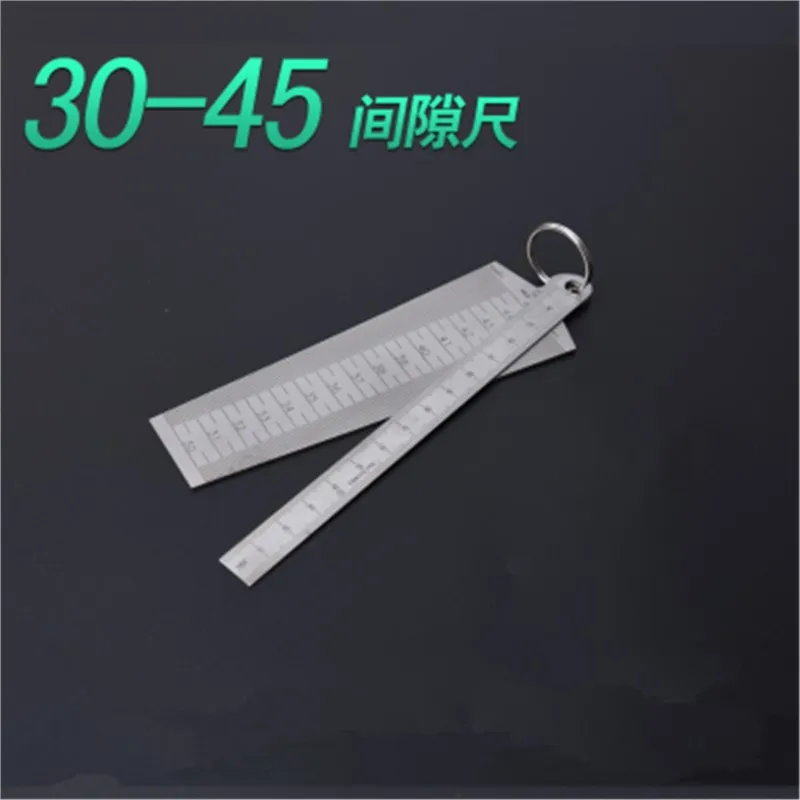 

30-45mm Welding Taper Feeler Gauge Gage Stainless Steel Depth Ruler Hole Inspection For Measurement Tool