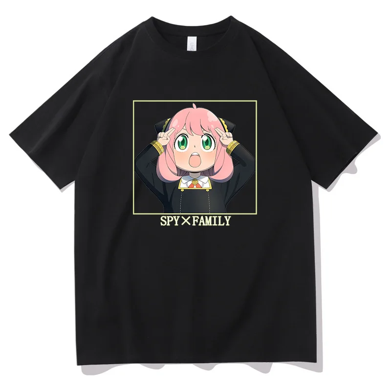 

Anime Spy X Family Anya Forgeri Summer O-Neck T-Shirt