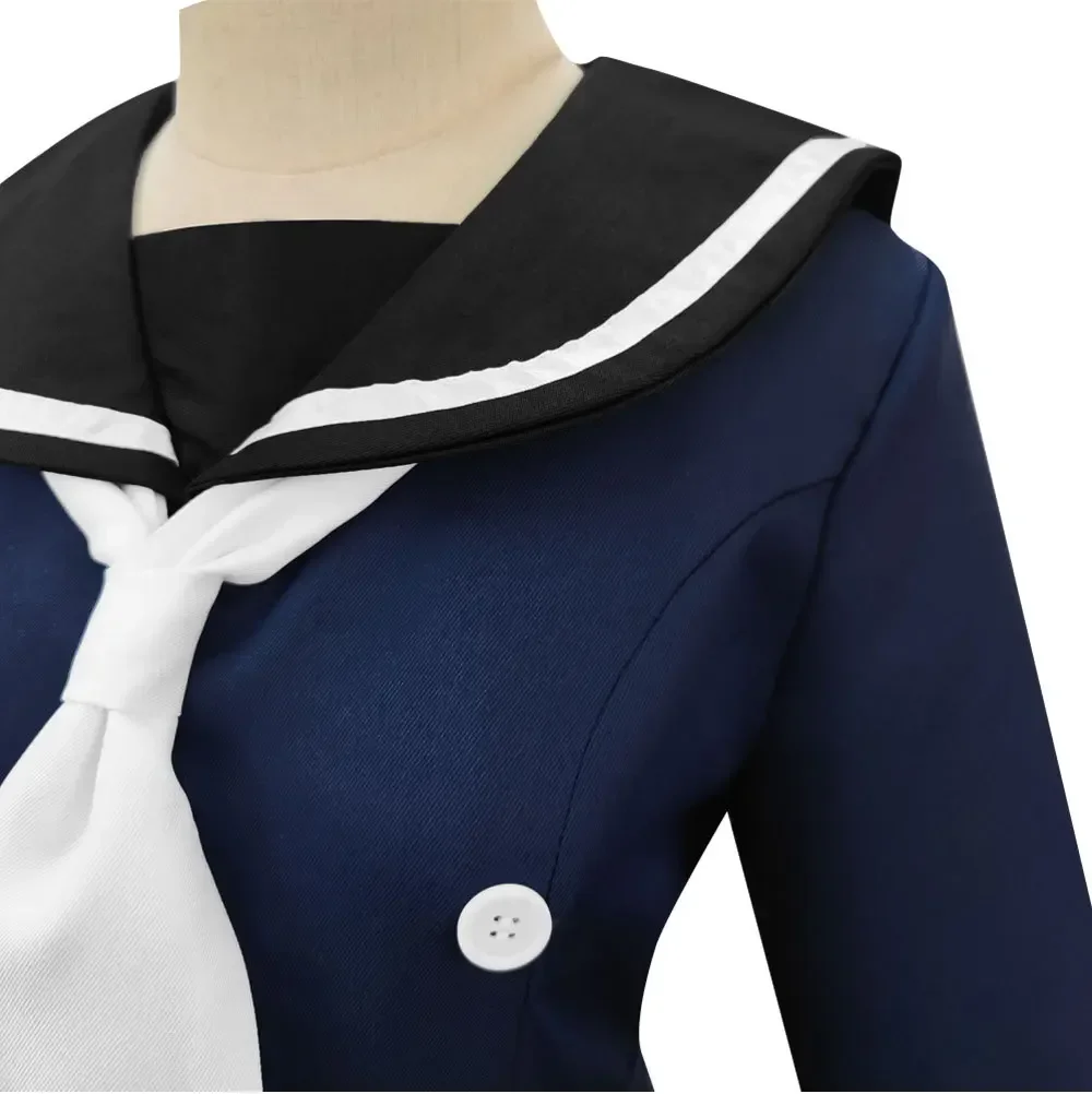 ZOMBIE LAND SAGA Konno Junko JK школьная форма костюм моряка платье наряд аниме костюмы для