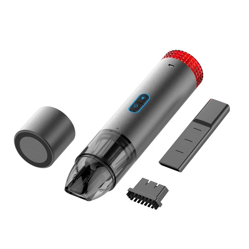 

Cordless Handheld Vacuum Cleaner With Flashlight Strobe Light For Car Home, V6