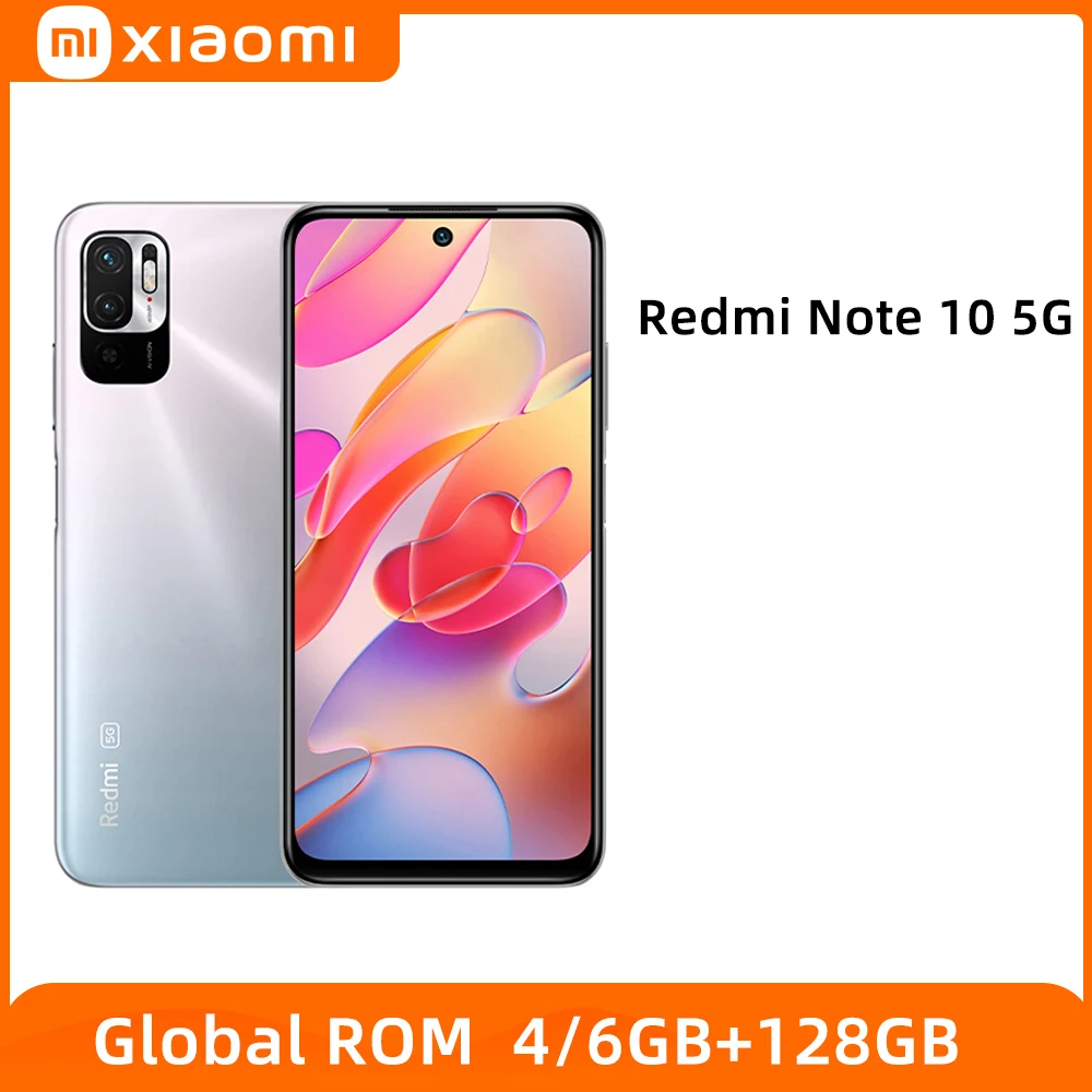 Смартфон Xiaomi Redmi Note 10 128 ГБ/256 ГБ 7 нм 700 дюймов двойная камера 48 МП 90 Гц FHD + DotDisplay 5000