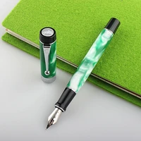 new color jinhao 100 fountain pen f m nib acrylic beautiful marble pattern ink pen writing gift office business