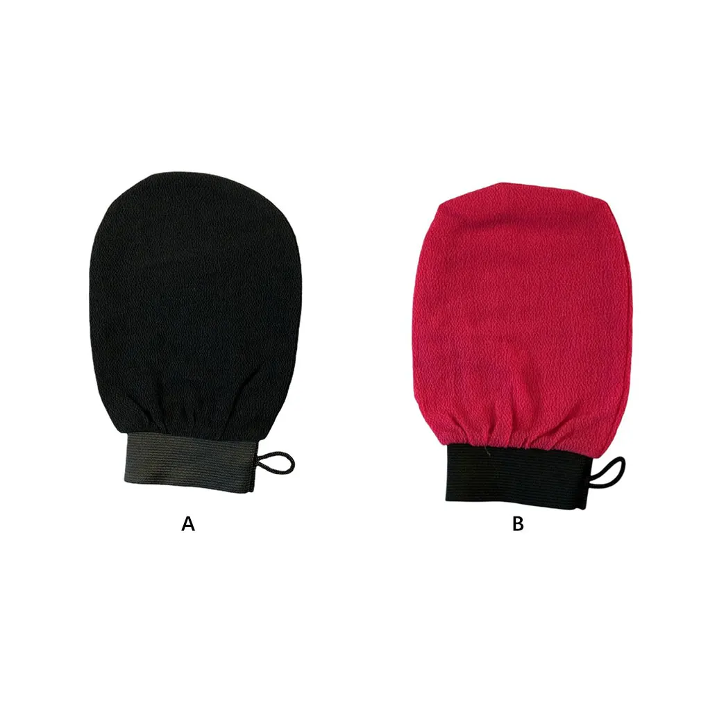 

Bath Glove Reusable Washable House Bathroom Hotel Spa Shower Arm Leg Back Neck Face Scrub Gloves Dead Skin Remover
