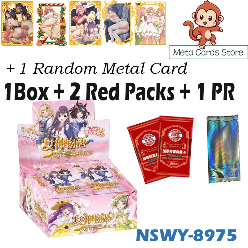 New Goddess Story Card NSWY-8975 Fun Hobby Game Collection CCG Bikini Swimming Suit Doujin Boostet Box Toy Gifts