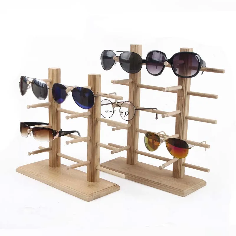 

Multi Layers Wood Sunglass Display Rack Shelf Eyeglasses Show Stand Jewelry Holder for Multi Pairs Glasses Showcase Dropshipping