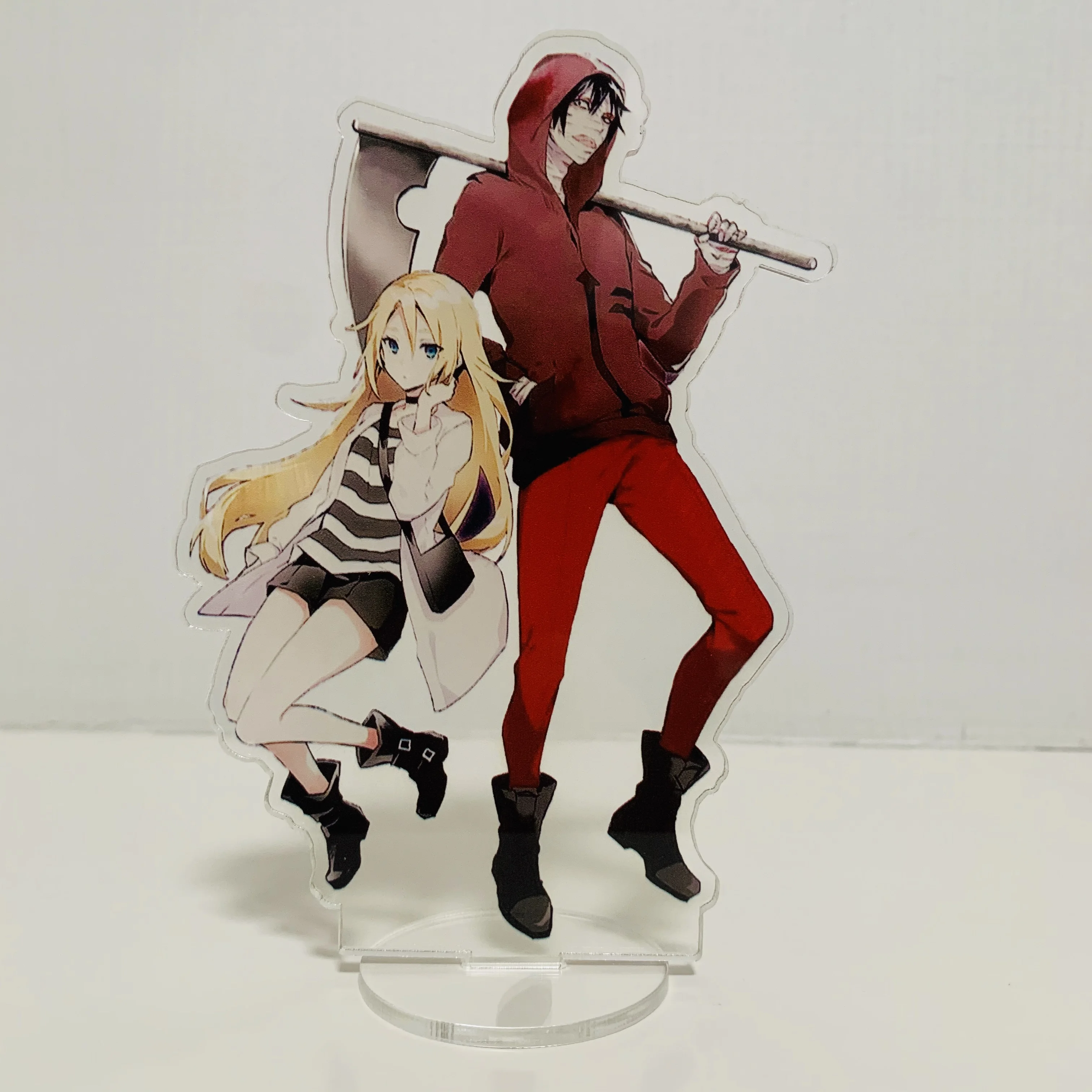 15CM Anime Angels of Death Figures Isaac·Foster Acrylic Stands  Rachel・Gardner Eddie Character Model Desktop Decoration Fans Toys