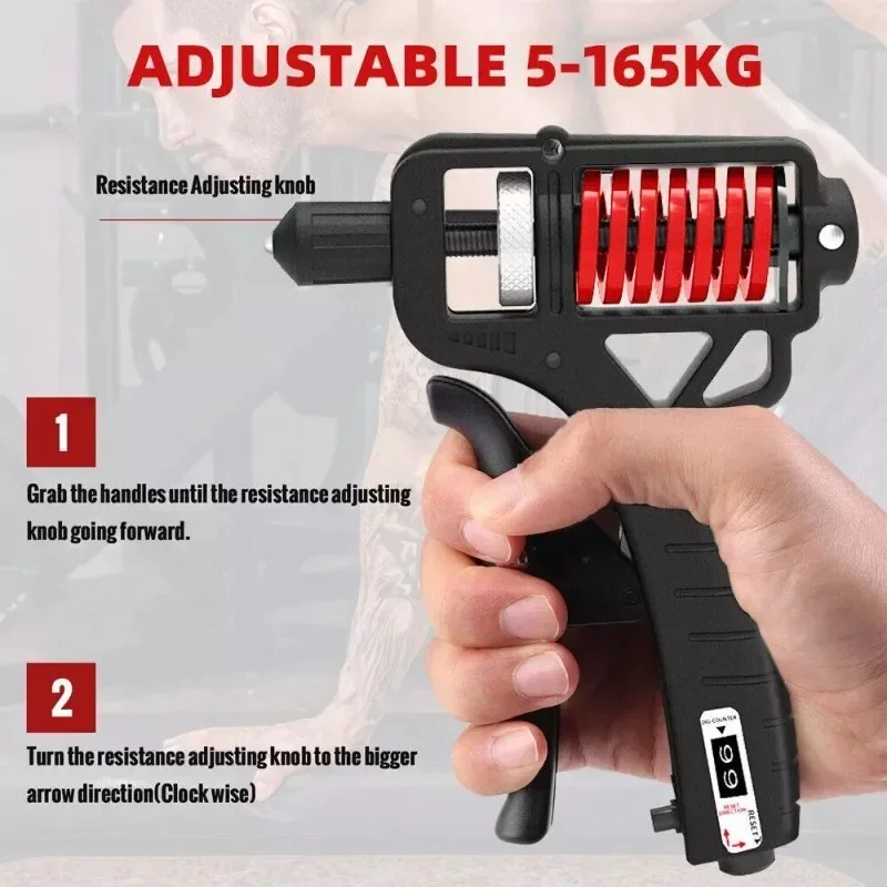 10 ~ 360 фунтов регулируемый усилитель для тяжелой ручки тренировка мышц предплечья