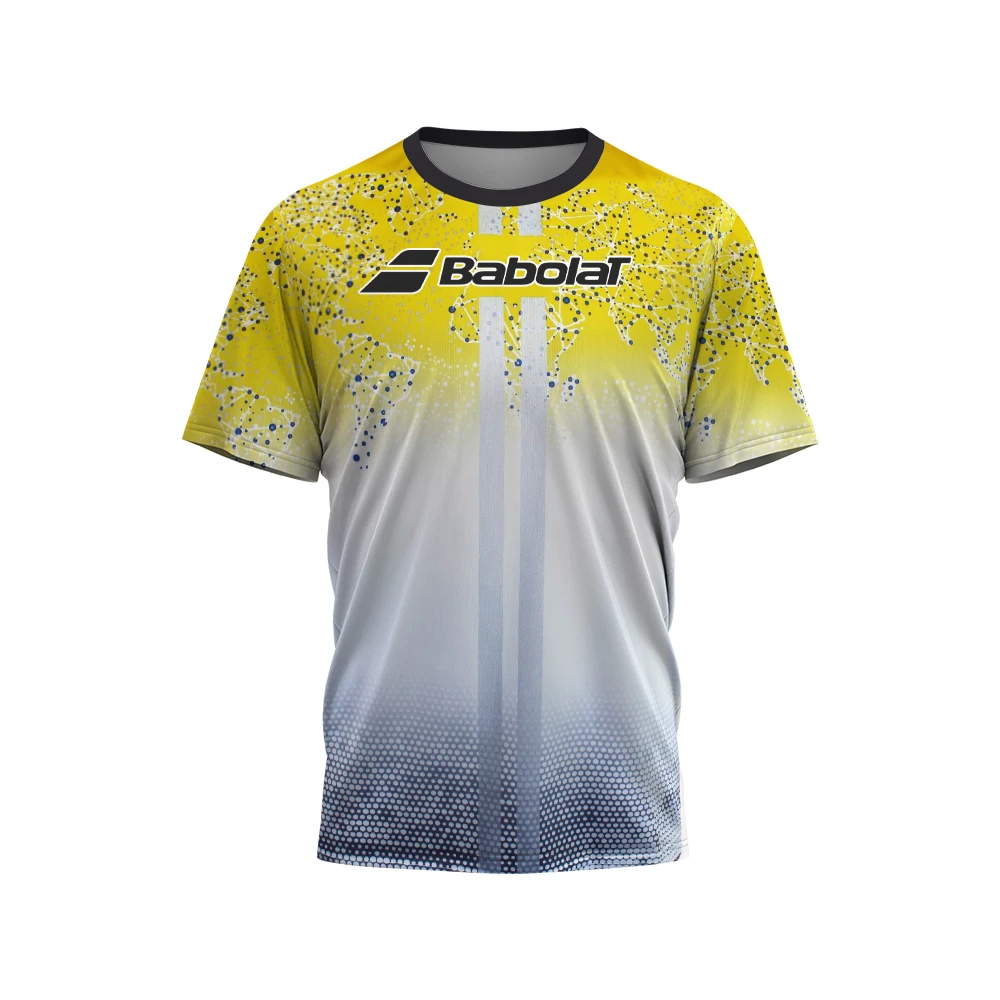 

Men's TShirt Short Sleeve BABOLAT Brand Sweatshirt Table Tennis Badminton Wear New Summer Daily Sportswear Oversized Soft Fabric
