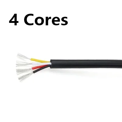 

Многожильный провод UL2464, 1 м, черный/белый, 30, 28, 26, 24, 22, 20, 18, 16 14AWG/2 3 4 5 6 7 8 9 10 ядер, кабель управления аудиосигналом