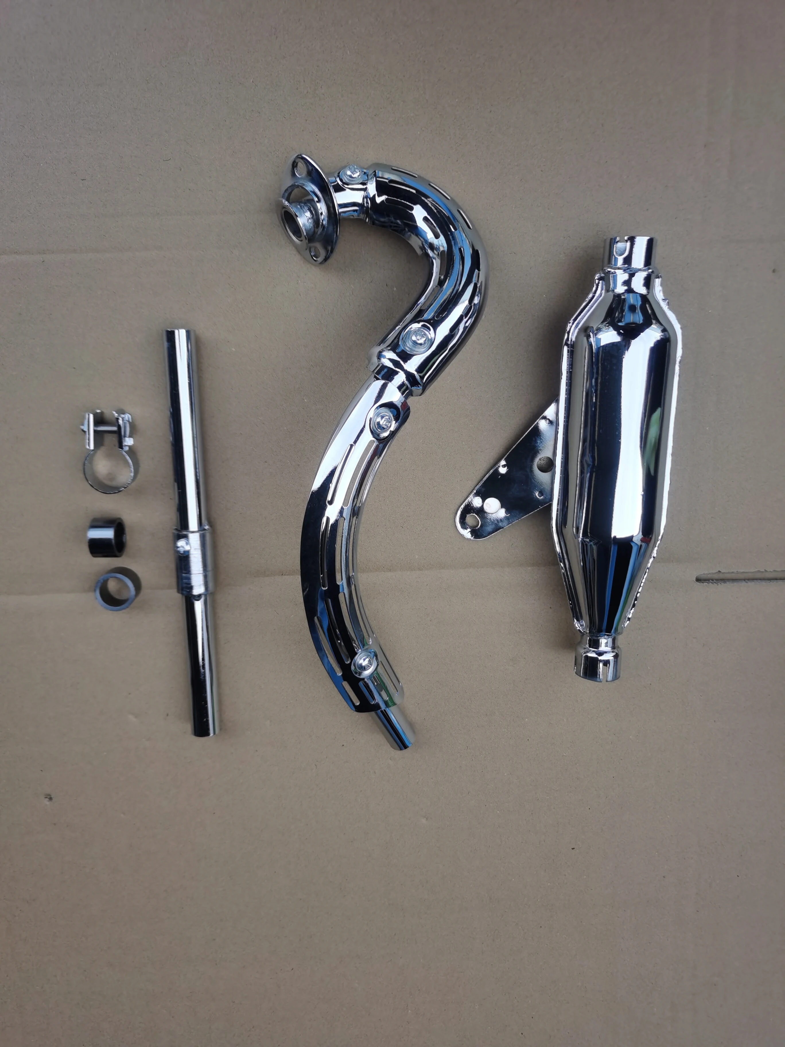 Фото Z50 Z50Z Z50A JDM K1 K2 Хромированная репродукция выхлопной трубы глушителя для Honda MiniTrail №4