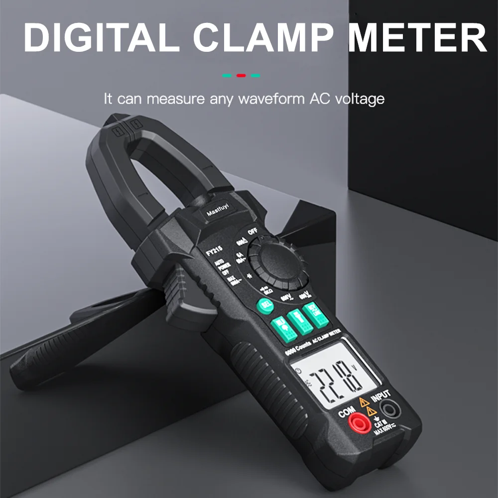 

AC DC Voltage Digital Multimeter Clamp Meter Amperometric True RMS Capacitance NCV Ohm Hz Tester Voltmeter Pliers Ammeter