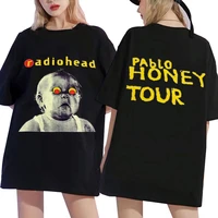 vintage rare radiohead pablo honey tour t shirt mens womens o neck casual high quality print t shirts oversized streetwear