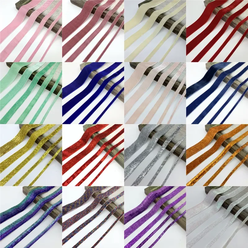 

6/10/15/20/25/38mm Velvet Ribbon For Handmade Gift Bouquet Wrapping Supplies Home Party Decorations Christmas Decor Ribbons