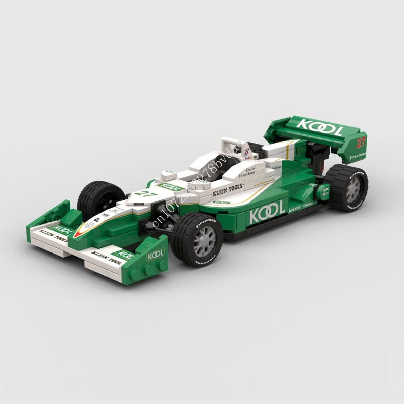 

Гоночная модель MOC Speed Champion 253 TKG, 1999 шт., специализированная Модель гоночного конструктора, технологические кирпичи, творческая сборка «сделай сам», игрушки, подарки