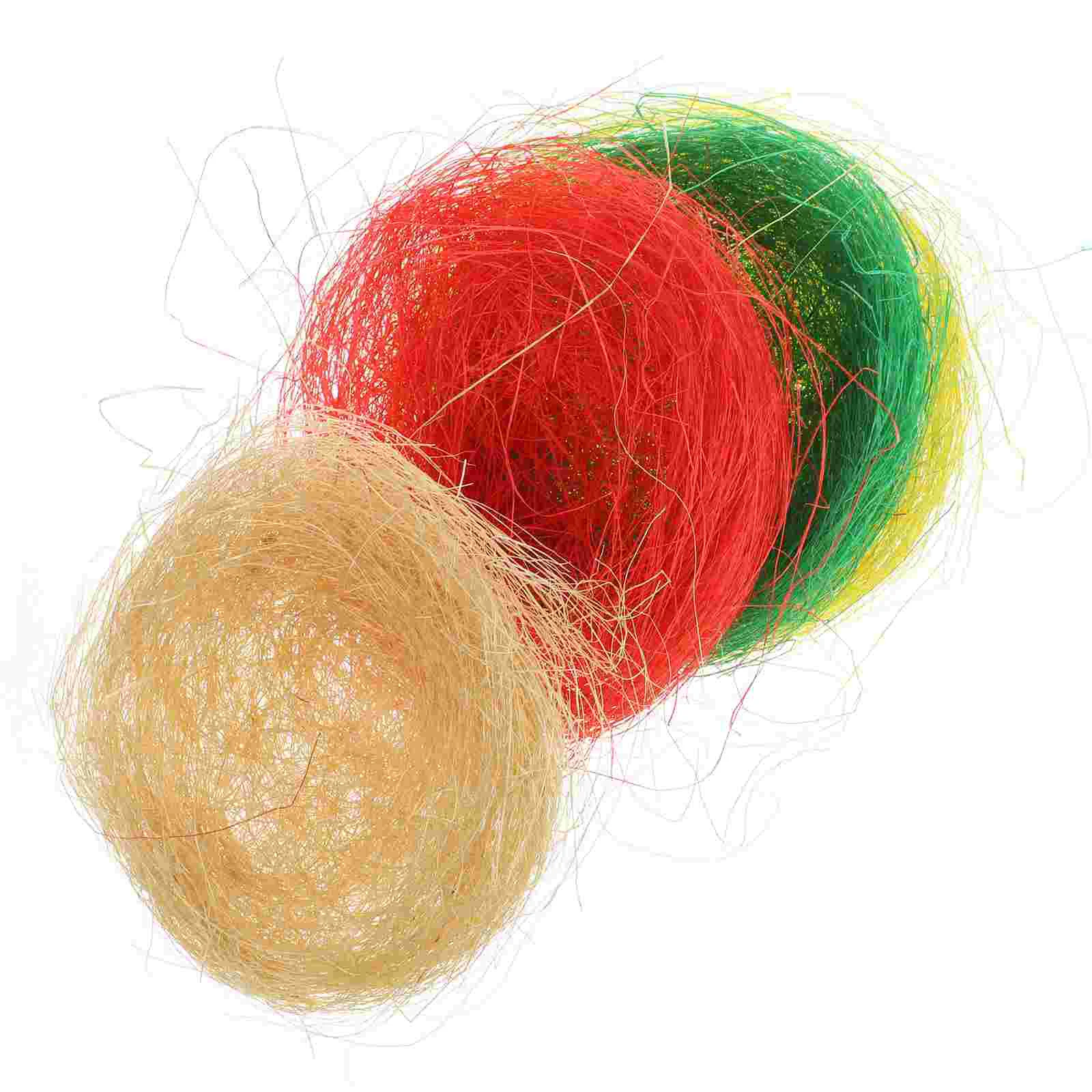 

4Pcs Fake Bird Nest Artificial Bird House Craft Accessories Easter Ornaments