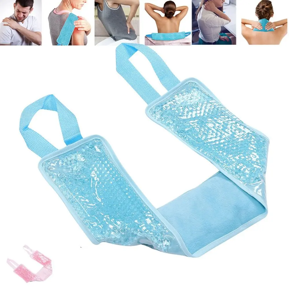 

PVC Neck Ice Pack Universal Neck Care Plush Cooling Gel Ice Pad Bag Hot Cold Compress Gel Pack Neck Pain