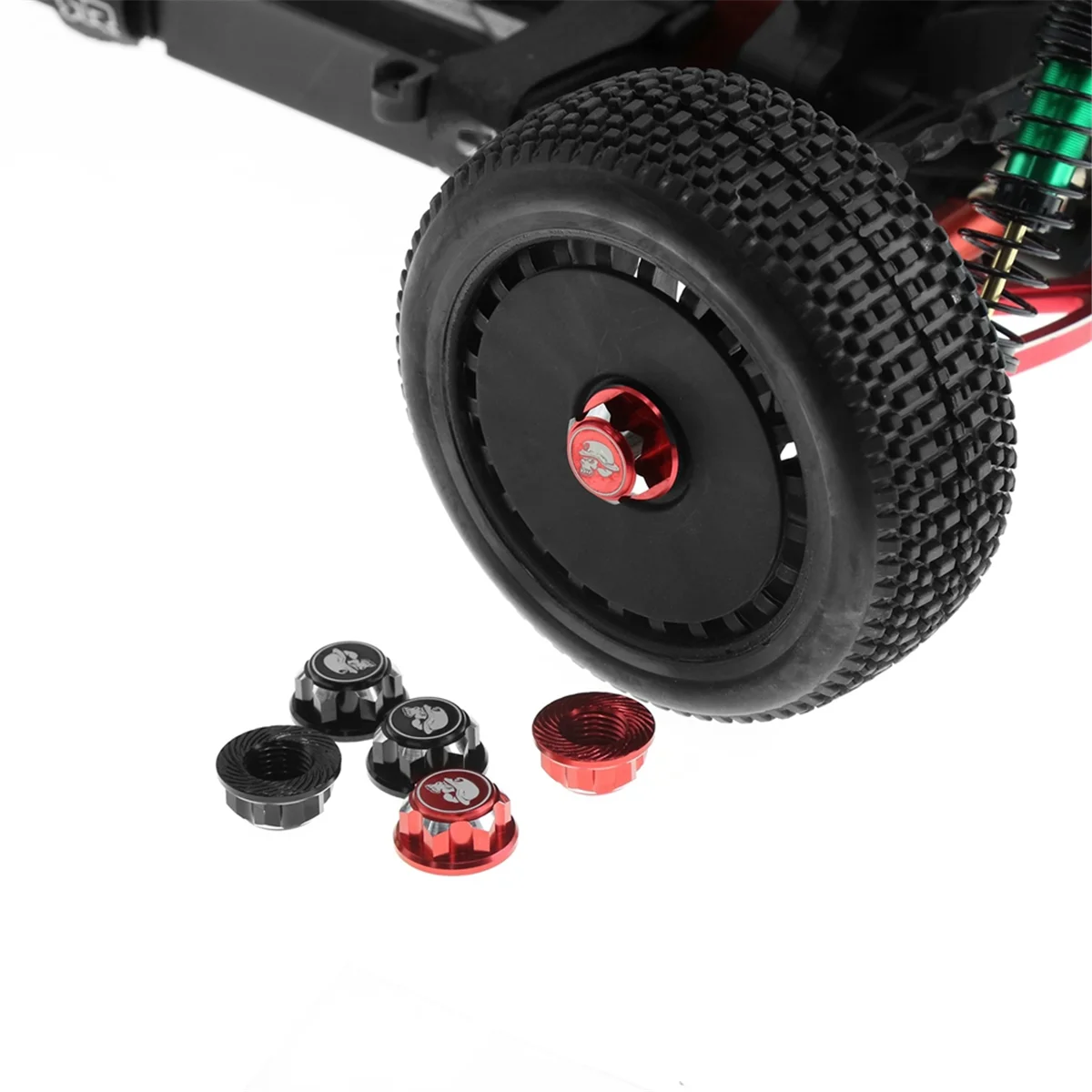 4 шт. 17 мм M12 металлическое колесо Шестигранная гайка крышка для 1/7 King Motor KM RC