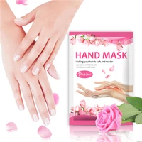 putimi 10pair rose moisturizing hand mask smooth tender exfoliator cuticle protein repair remove calluses skin care hand mask