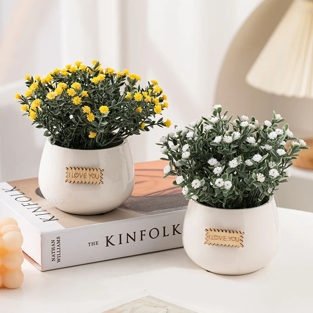 Искусственные растения в скандинавском стиле бонсай Маленькие искусственные