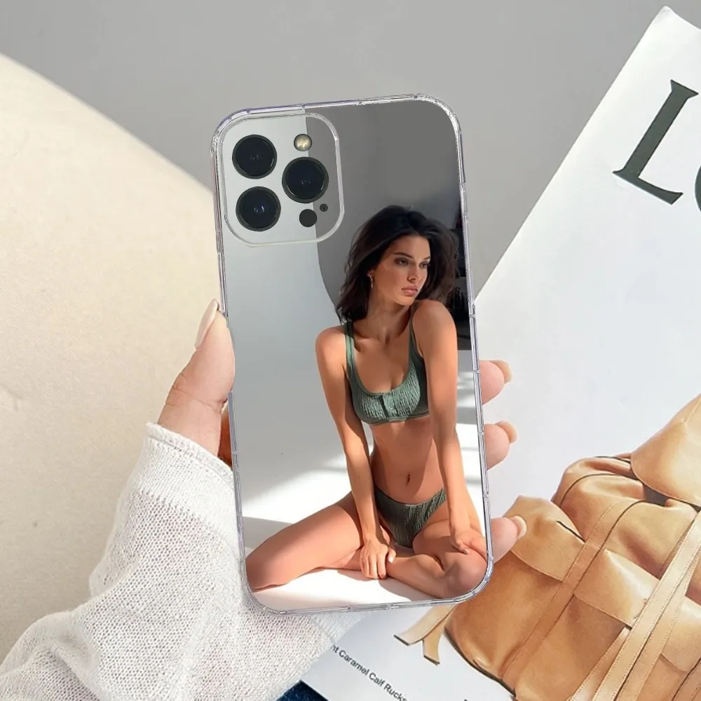 INS популярная сексуальная модель для девушек K-Kendall J-Jenner чехол телефона iPhone15 14 13 12