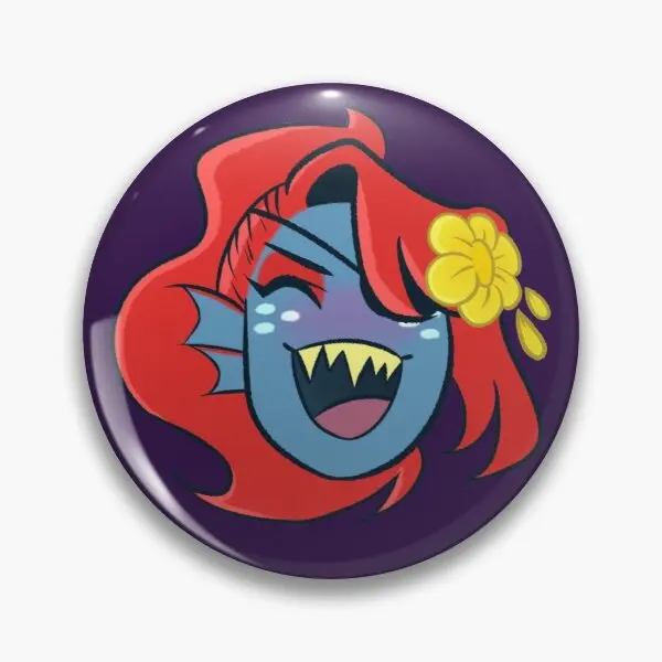 Undertale Undyne, мягкая булавка для пуговиц, металлический значок, забавный мультяшный стиль, милая модная шляпа, одежда, ювелирные изделия, женский воротник