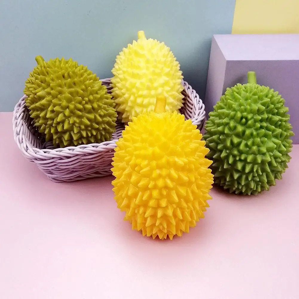 

1pcs Soft Durian Ball Squeeze Toy Adult Children Relief Stress Release Anti-Anxiety Irritability Simulation Fruit Ball Toy Gift