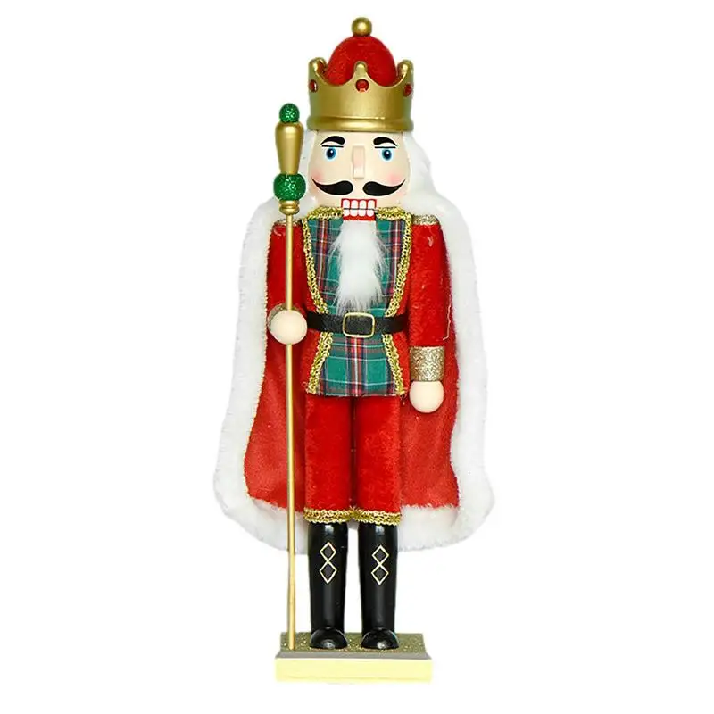 

Nutcracker Christmas Decor Wooden Christmas Decorations Nutcracker Figures 19.6inch Collectible Nutcracker King For Winter